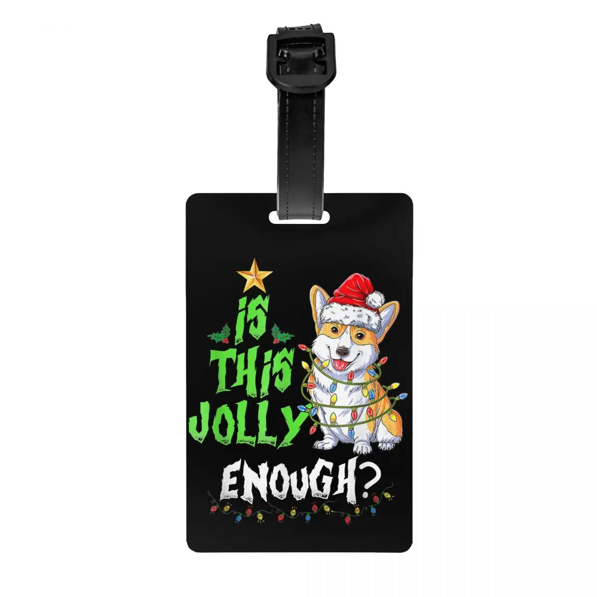 

Веселые рождественские аксессуары для путешествий, портативный чехол из силикагеля с ярлыком