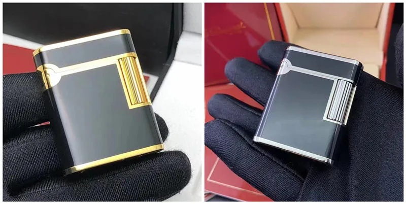 

Новая классическая сигарета зажигалка «Дюпон» line1 различные модели курения с камнями и адаптером и коробкой