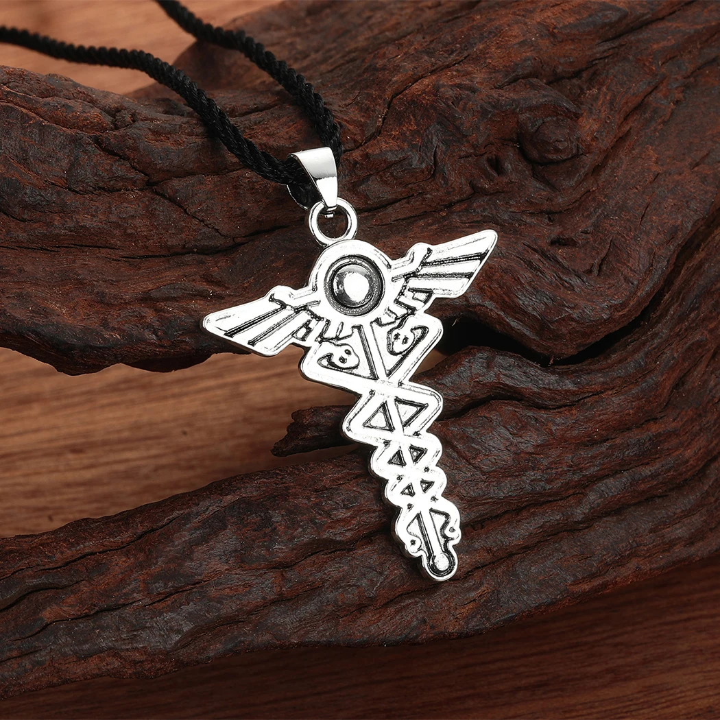 

Cxwind Stainless Steel Hermes Caduceus Necklace Keychain, Greek Medicine Symbol Necklace Keychain, Hermes Greek God Olympia, Gre