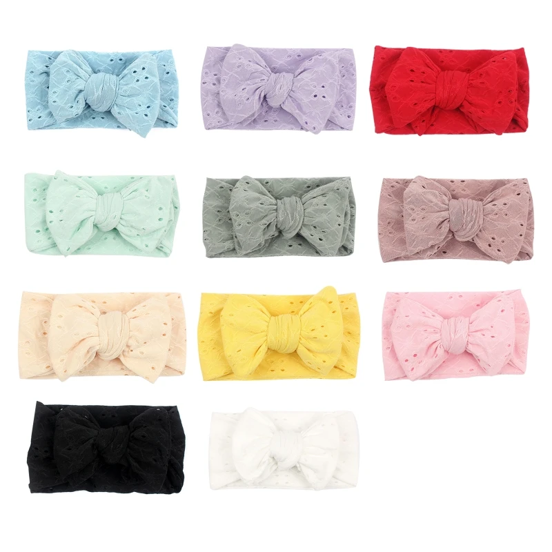 

H37A Baby Girls Headbands Flower Soft Stretchy Hair Band Hair Accessories for Newborns Infants Toddlers and Kids
