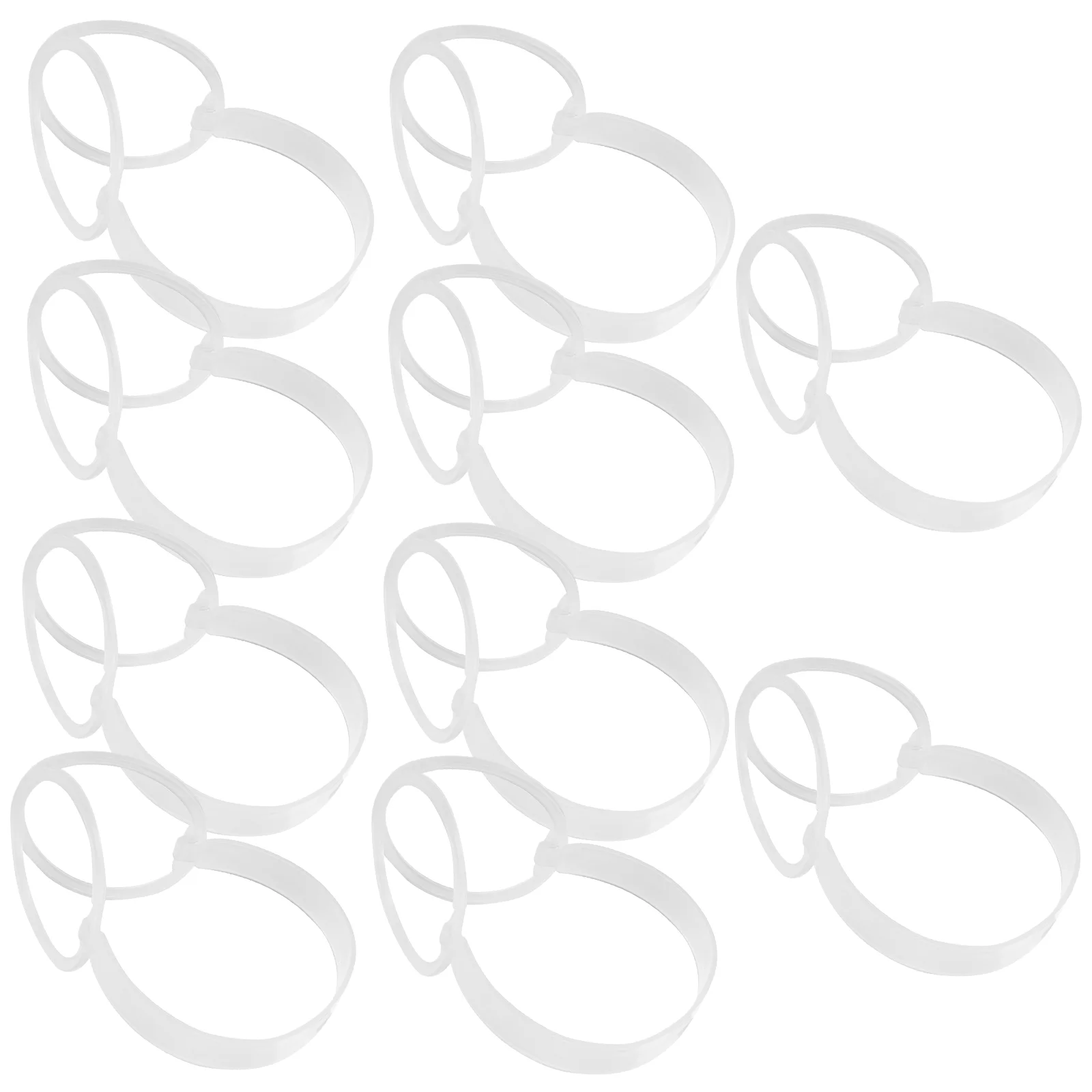 

10 Pcs Earmuff Frame Shelf DIY An Fittings Winter Rack Muffs Plastic Making Holder