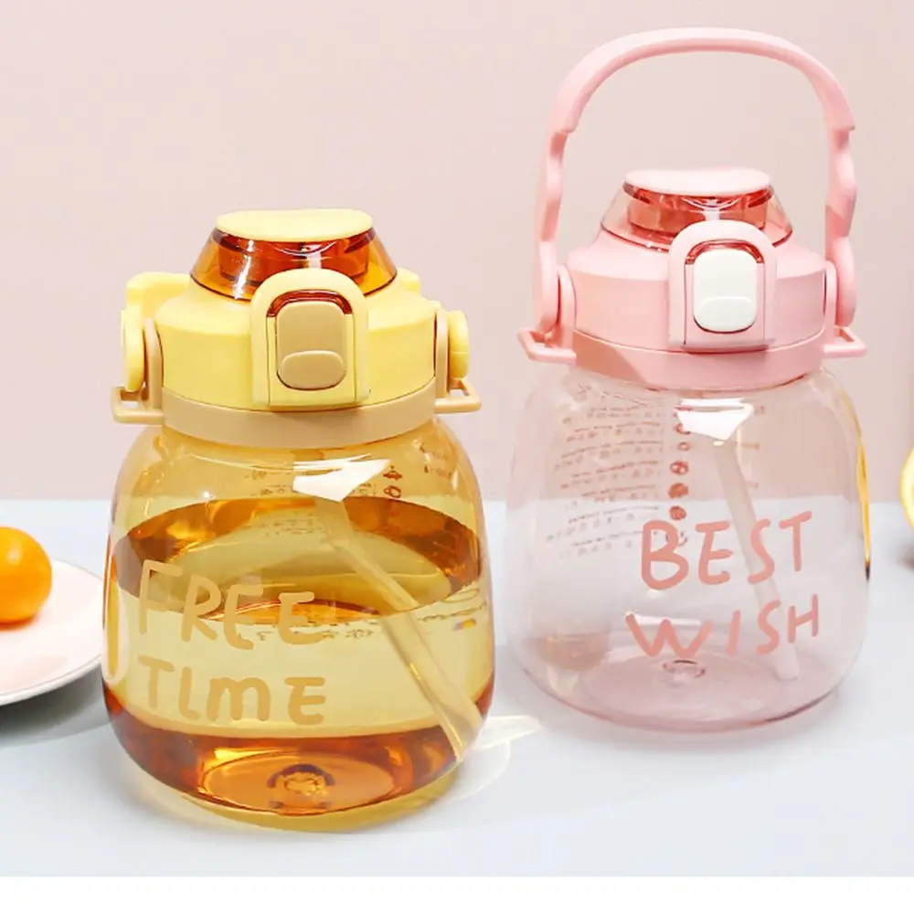 

Outdoor Large Capacity Straw Leakproof Water Jugs Sports Water Bottle Travel Kettle Water Bottle