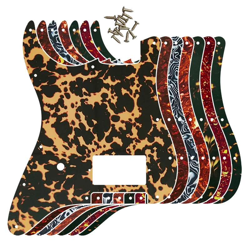 

Xin Yue Guitar Parts For Left Handed US 11 Mounting Screw Hole Standard Start H PAF Guitar Pickguard With Brige Humbucker