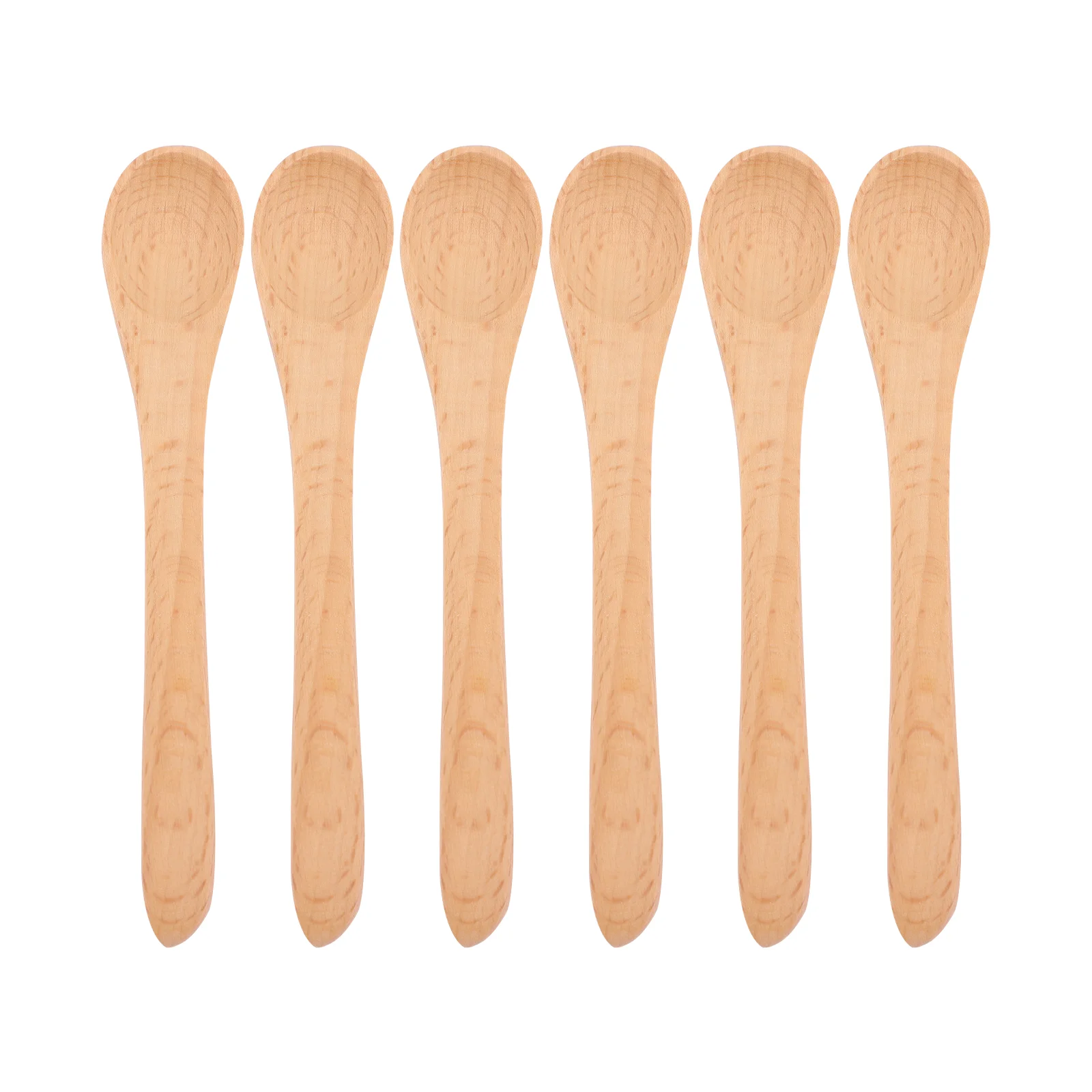 

12 Pcs Spoons Dessert Serving Spoons Coffee Stirring Spoons Wooden Cooking Spoons For Food Dessert Restaurant