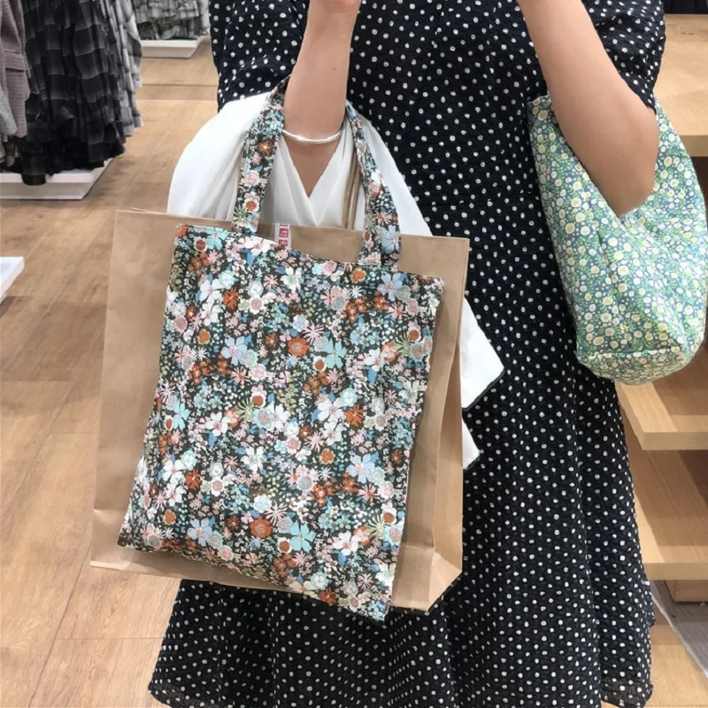 

Small Bag For Women Portable Top-handle Picnic Lunch Bag Bookbag For Girls Casual Ladies Mini Hand Bag Durable Shopping Handbag