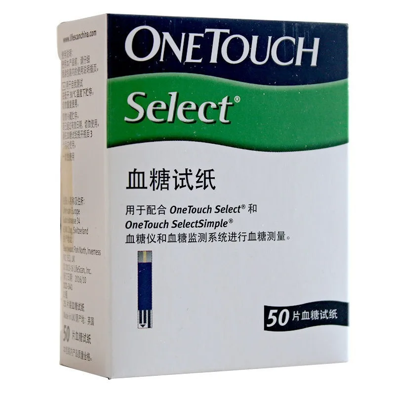 

One Touch Select Simple Test Strips 25/50/100pcs Blood Glucose Glucometer Tester**