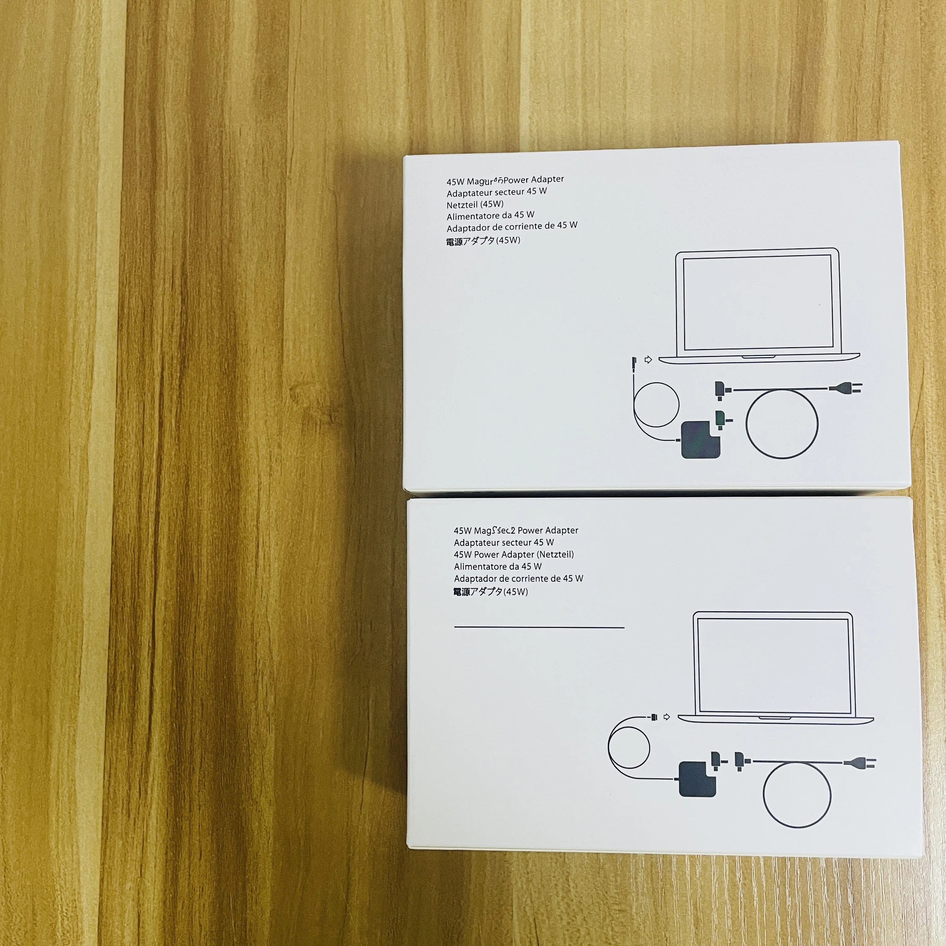 Фото Совместим с Mac Book Air Charger 45 Вт Mags 2 T-tip L-tip, адаптер питания, совместимый с моделями Mac Book Air 11 и 13 дюймов №2