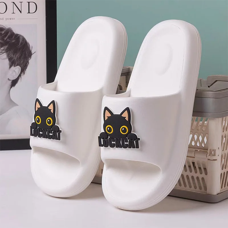 Слипоны на толстой подошве из ЭВА для мужчин и женщин модные тапочки мягкая