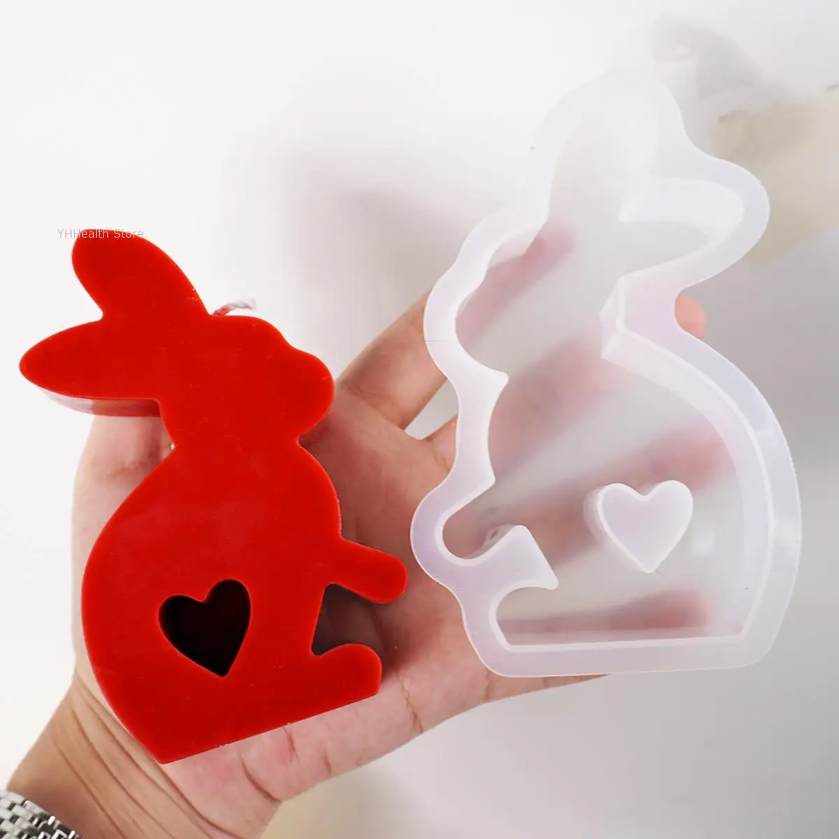 Фотообои 3D с изображением Милого Животного пасхальные креативные полые сердца