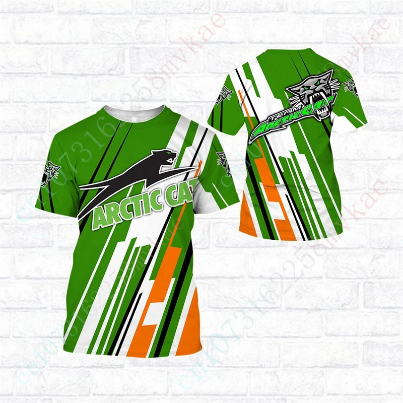 

Arctic Cat T-shirts Harajuku O Neck Short Sleeve Casual Graphic T Shirts 3D Printing Streetwear Anime T Shirt For Men's Clothing