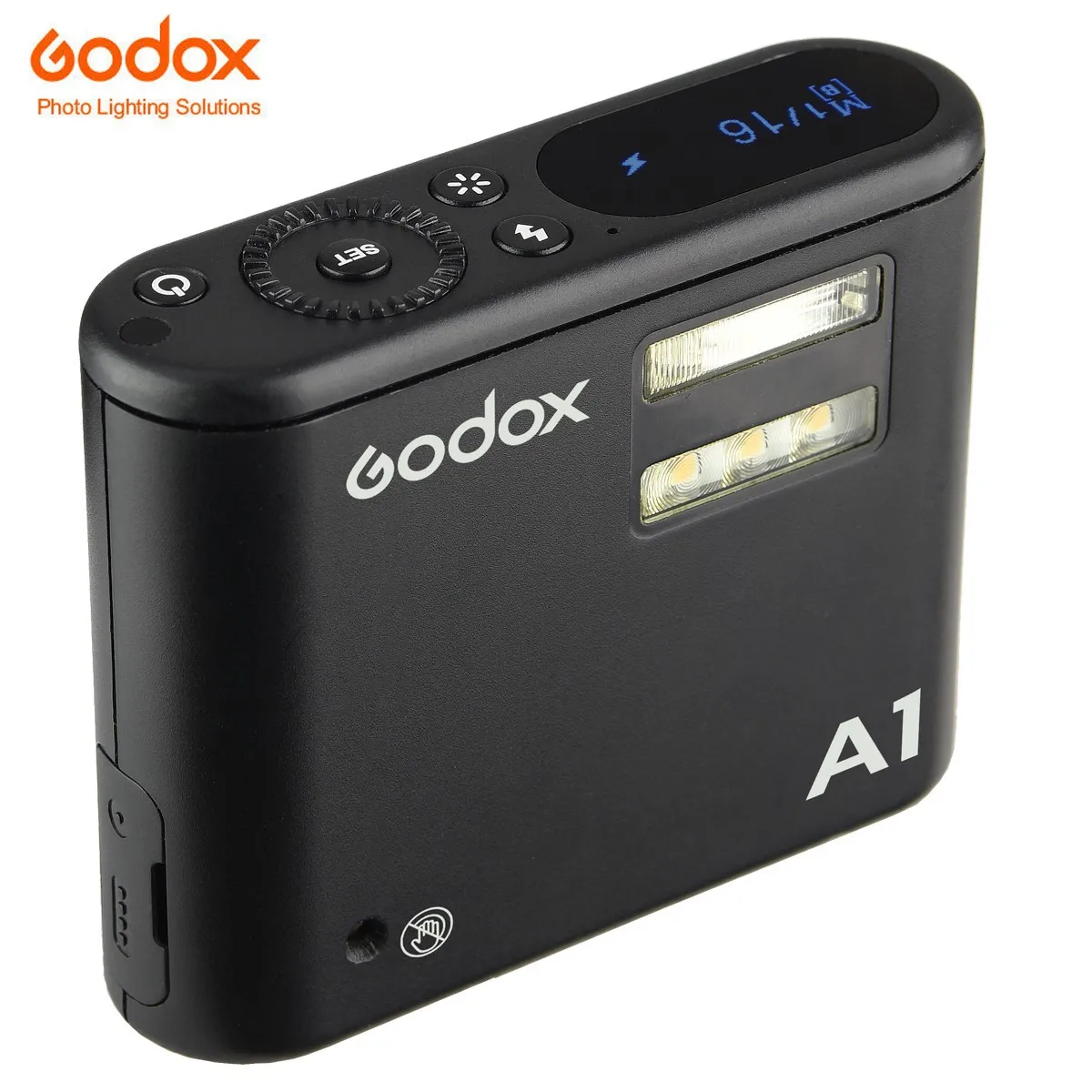 Godox A1 Smartphone Flash 2.4G Wireless for Synchronizing Phone Camera to Godox's X System apply iPhone XS 8 7 6S |