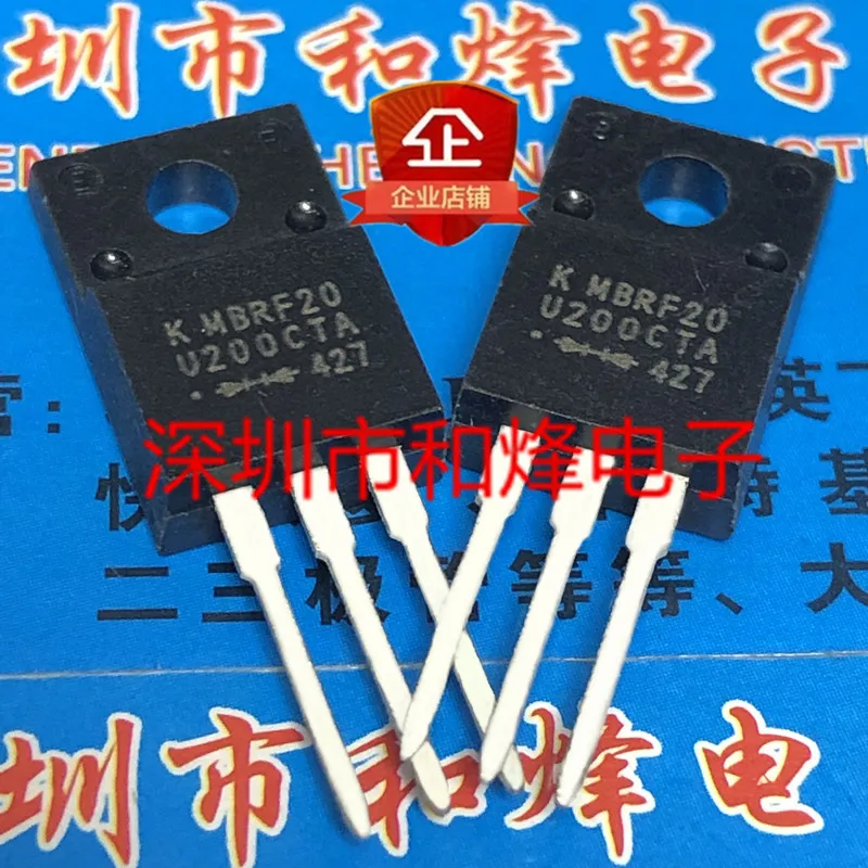 

5 шт.-10 шт. MBRF20U200CTA TO-220F 200 в 20A, новый и оригинальный НА СКЛАДЕ