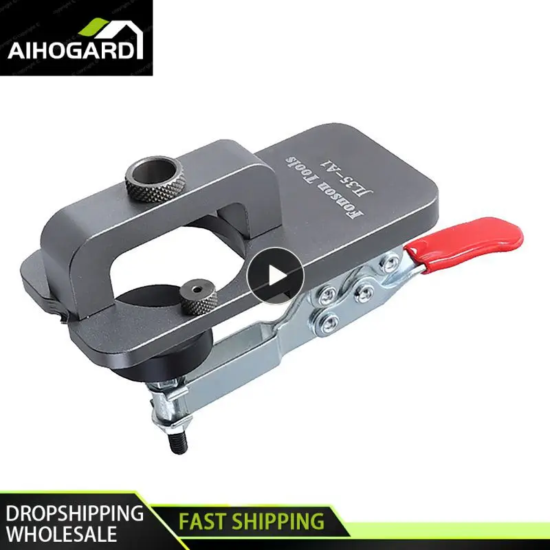 

35mm Hinge Jig Hole Opener Woodworking Drilling Guide Locator With Fixture Hole Opener Template Door Cabinets woodworkingTools