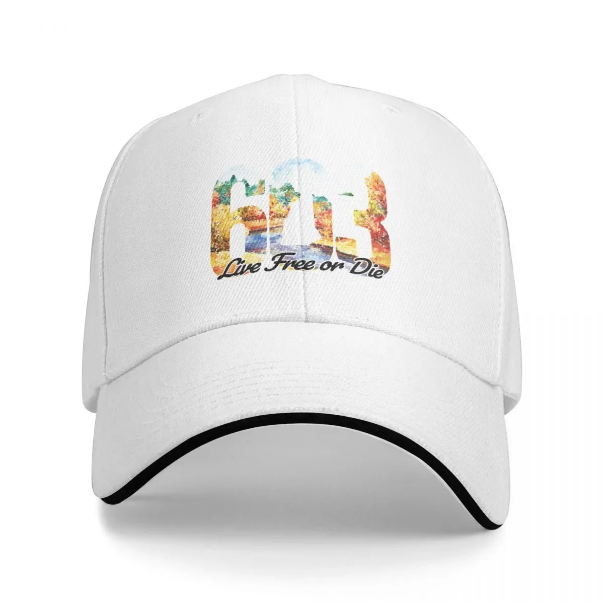 

New 603 NH Live Free or Die - New Hampshire Autumn Watercolor Foliage Cap Baseball Cap cosplay men cap Women's