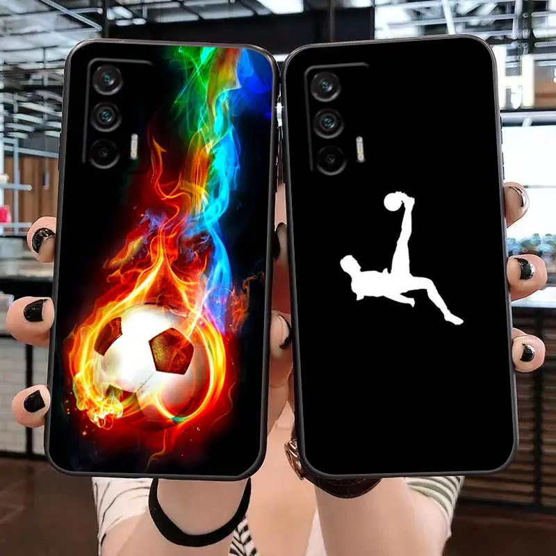 

Funda Case For Realme GT 2 Pro Master Neo2 50 50I 50A 5G C35 C33 C31 C30 C30S C21 C21Y C20 C15 Case Soccer Ball Sport Football