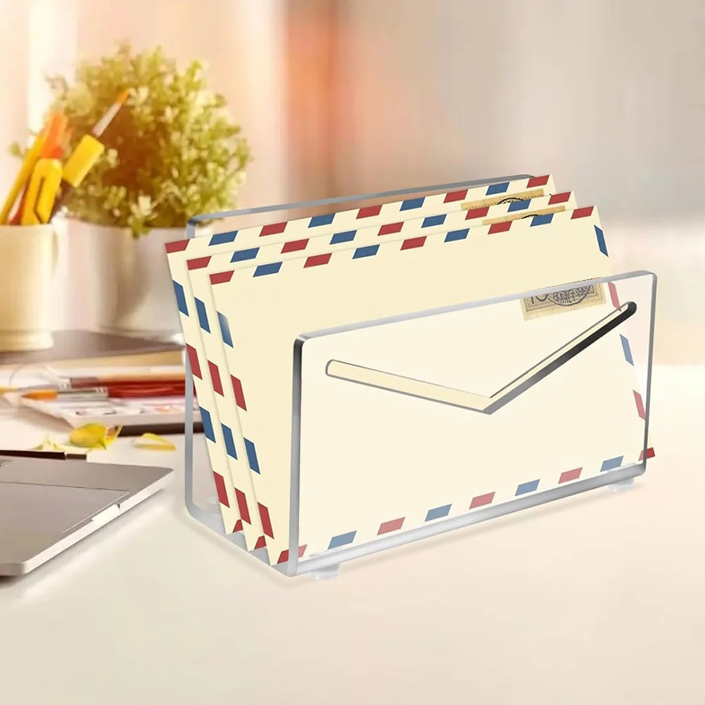 Настольная папка для открыток Офисная витрина акриловый держатель сортировщик