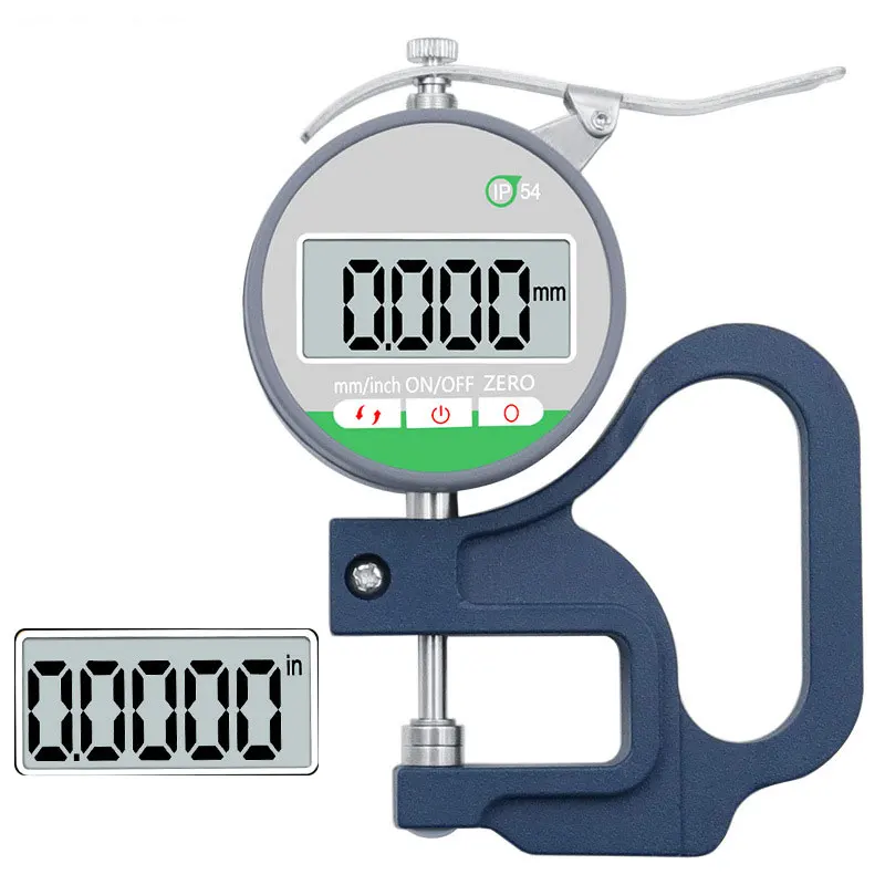 

Digital Thickness Gauge Meter 0-12.7mm 0.001mm Touch screen Electronic Micrometer Micron Tester