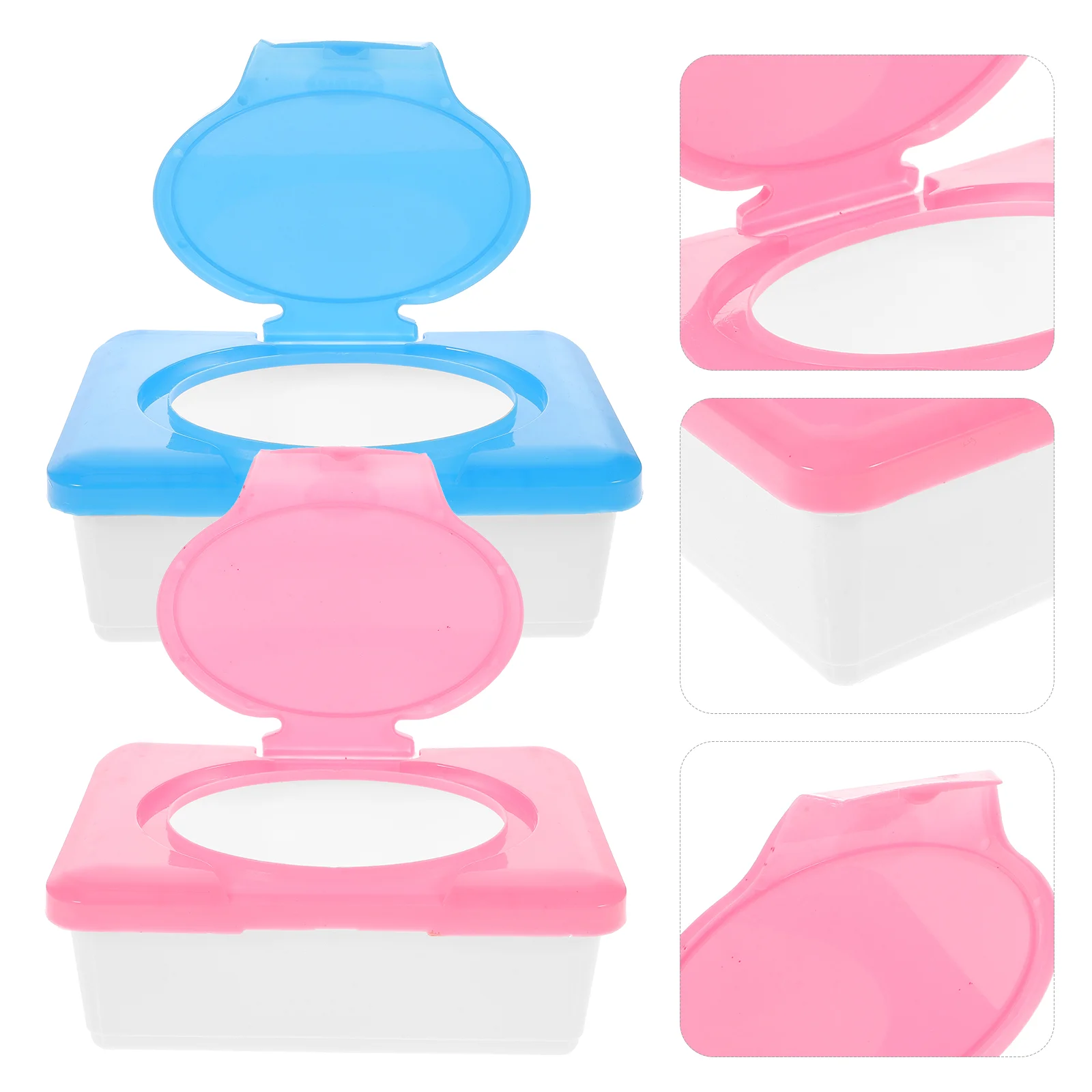 

Wipes Wet Box Wipe Tissue Dispenser Case Baby Holder Storage Container Diaper Travel Napkin Pouch Lid Decorative Desktop Cotton