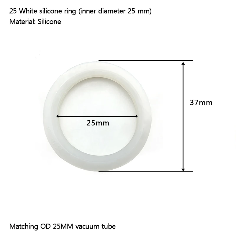 Уплотнительное кольцо 20/25/32/47/58/70 мм силиконовая катушка водонепроницаемое