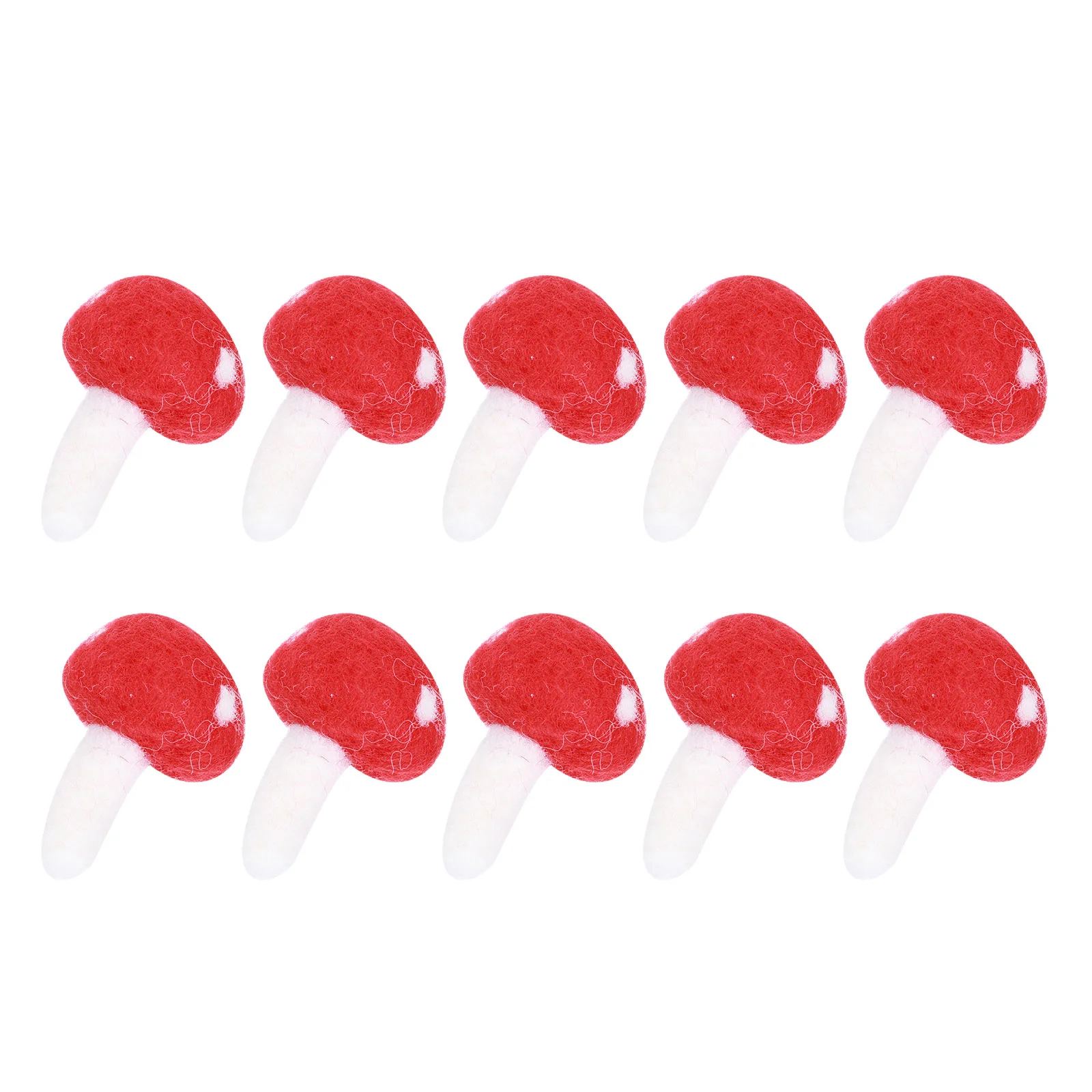 

10Pcs Mushroom Christmas Felt Mushroom Felt Mushroom Craft Felt Mushroom Charms Mushroom Ornaments Tiny Mushrooms Felt Ornaments