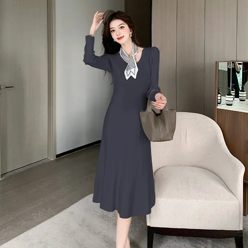 2024 ранняя осень корейский французский стиль нежное SimpleOLS светское элегантное