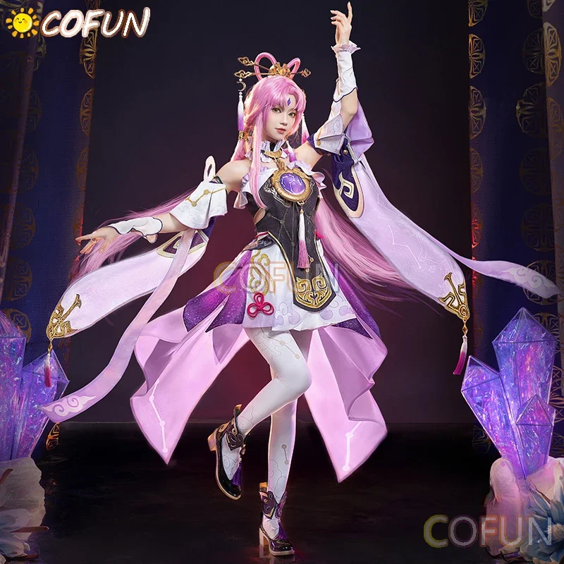 COFUN Game Honkai: Star Rail Fu Xuan Косплей Костюм Хэллоуин Наряды Женщины Анимация Полный