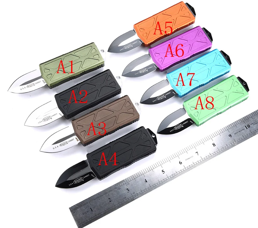 

Складной нож Microtech A14, Классический карманный Клинок с драконом и травмированными зубами, для повседневного использования, кемпинга