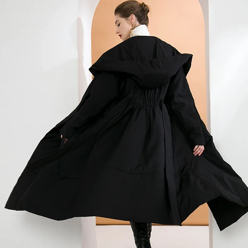 2022 New Heavy Heavy Down Coat More Than The Knee Down Jacket Winter Ladies Zen Long Gown Winter Jacket Women