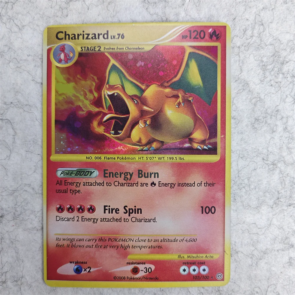 Фото Коллекционные карты PTCG Charizard: Shining Local Laser Ex GX VMX – Редкая коллекция, Игровые карты, Игрушки, Подарки №1