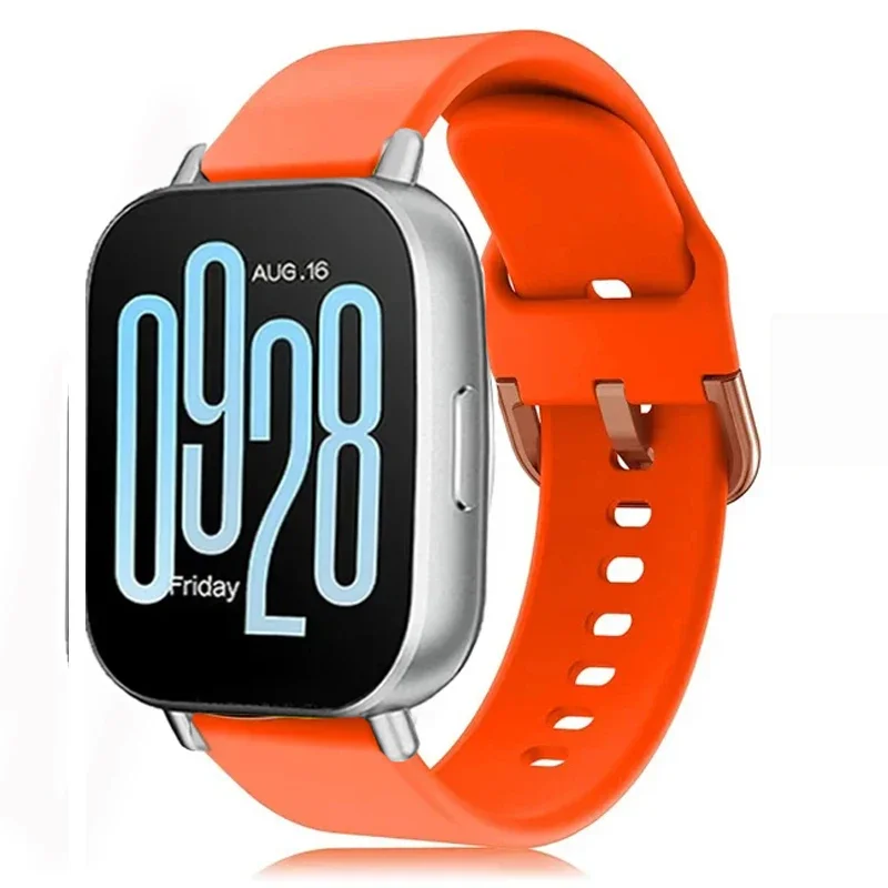 Фото Силиконовый ремешок 22 мм для Redmi Watch 5 lite, спортивный ремешок для Xiaomi Mi Watch 5 Active, аксессуары, браслет correa, умный браслет №2