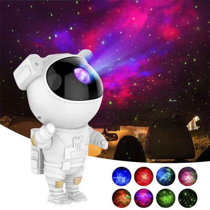 

Astronaut Galaxy Projector Night Light Starry Sky Colorful LED Lamp Decorative For Home Bedroom 5V Remote Control Gift 2022 New