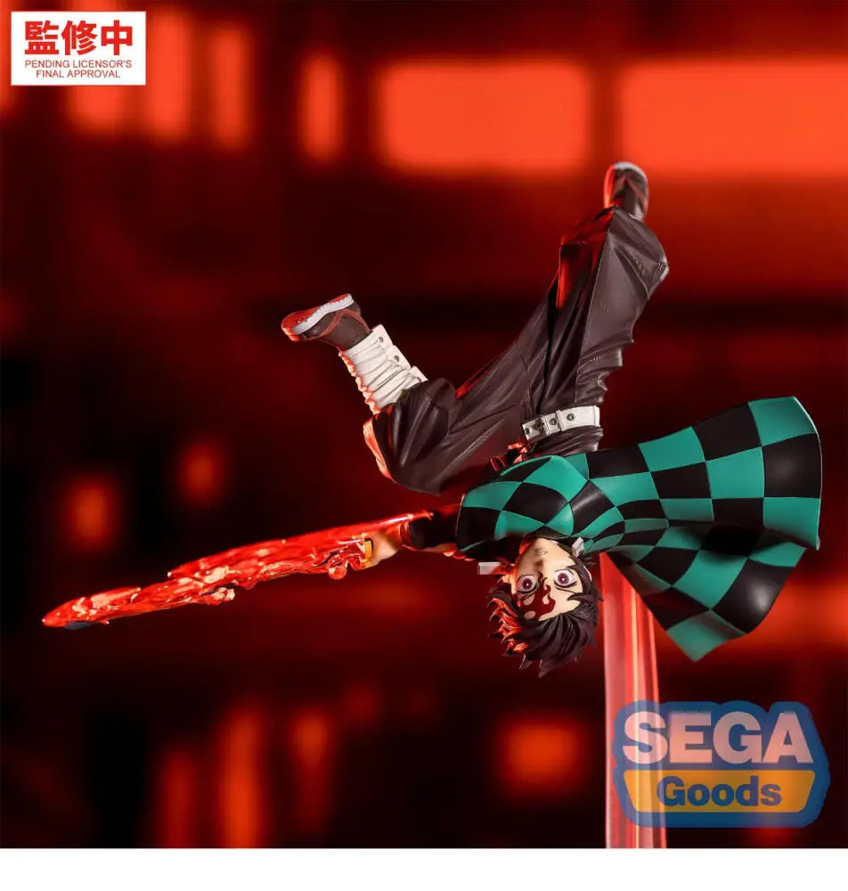 Фото Оригинальная фигурка SEGA Luminasta Demon Slayer Танджиро Камадо Хиноками Кагура в позе заката, модель аниме, коллекционная игрушка, в наличии. №2