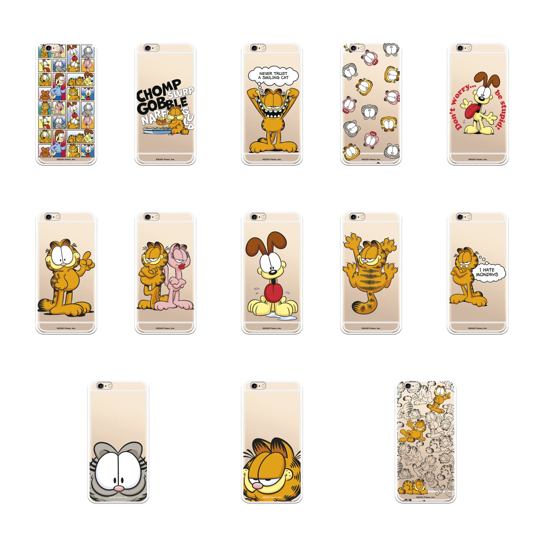 Чехол для Samsung A42 5G мобильный телефон-Официальный продукт Garfield гибкий силиконовый