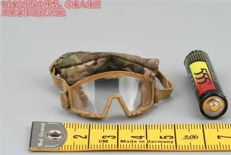 

DAMTOYS DAM 78092 1/6 Scale Russian Alpha Machine Gunner Goggles Model for 12"