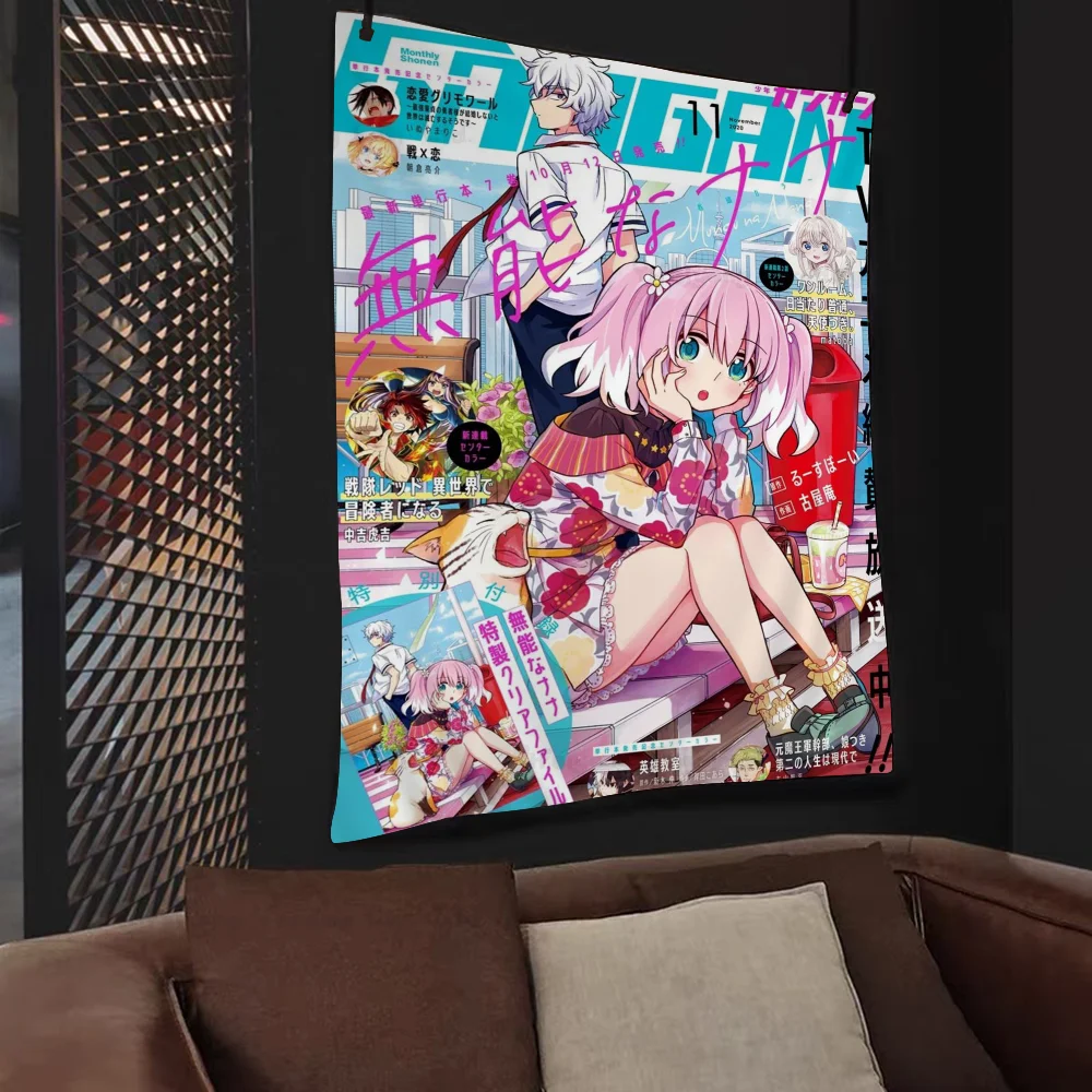 Talentless Nana Munou Na Chart Гобелен Искусство Научная Художественная Комната Домашний