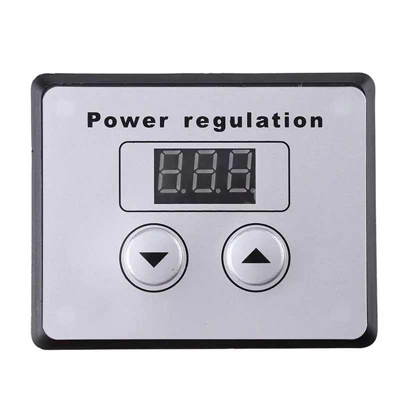 Фото JABS-10X 4000W 220V AC SCR Регулятор напряжения, диммер, контроллер скорости электродвигателя и температуры + цифровые измерители №5