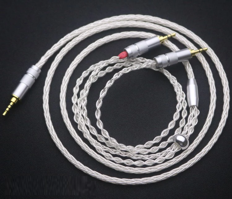 

Audiocrast 819AG OCC wire 8Cores Silver Plated 2.5mm balanaced plug to 2x2.5mm headphone upgraded cable