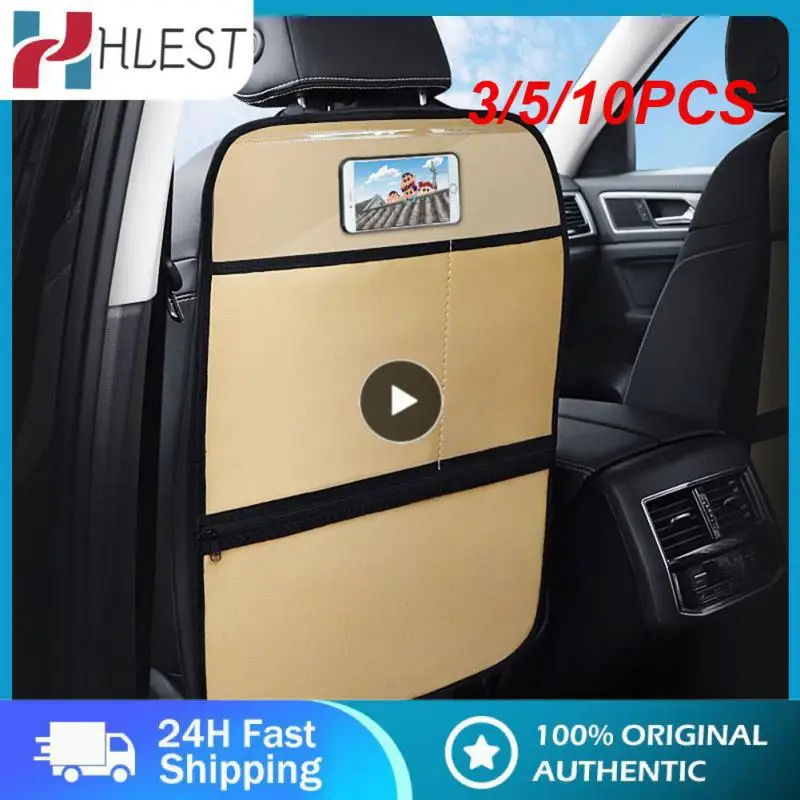 

3/5/10PCS Leather Storage Kick Pad Anti-dirty Anti Kick Mat Pad Seat Cover Anti-kick Multipurpose Car Seat Back Protector Cover