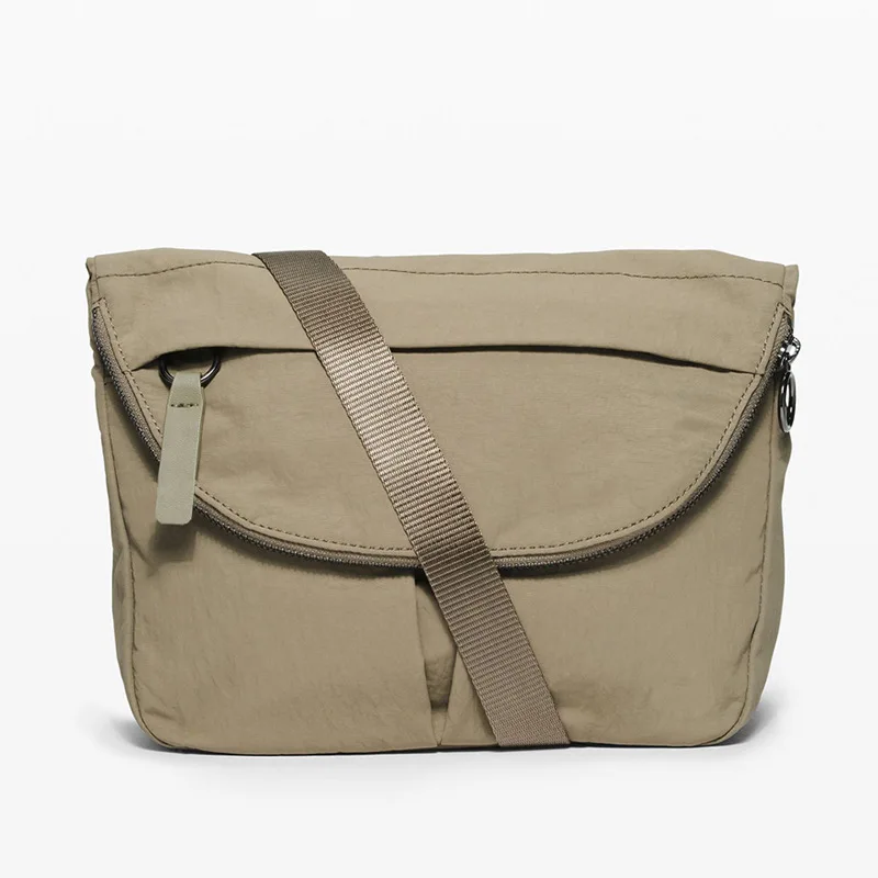 Lulu Slung Joker Bag 2022 New Female Ins Korean Female Dag Large Capacity Rylon Shoulder Bag