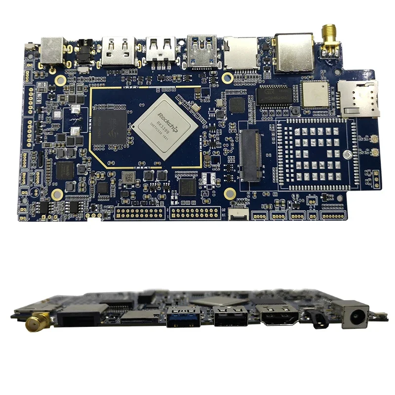 Материнская плата Hexa Core PCBA с Wi-Fi Ethernet для распознавания лица