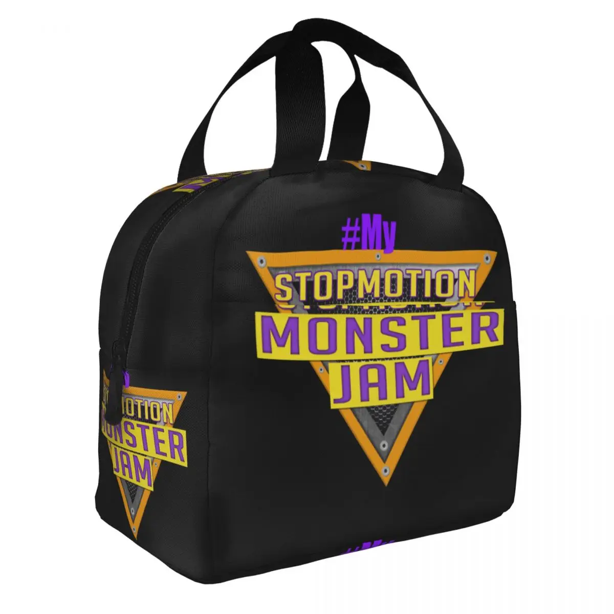 Изолированная сумка для ланча Monster Jam охлаждающий мешок ланч-контейнер