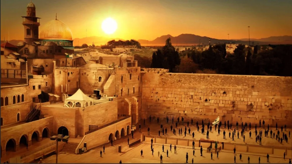7x5FT Israel Sunset Jerusalem West Wailing Wall City David Custom Photo Studio Backdrop Background Banner Vinyl 220cm x 150cm |