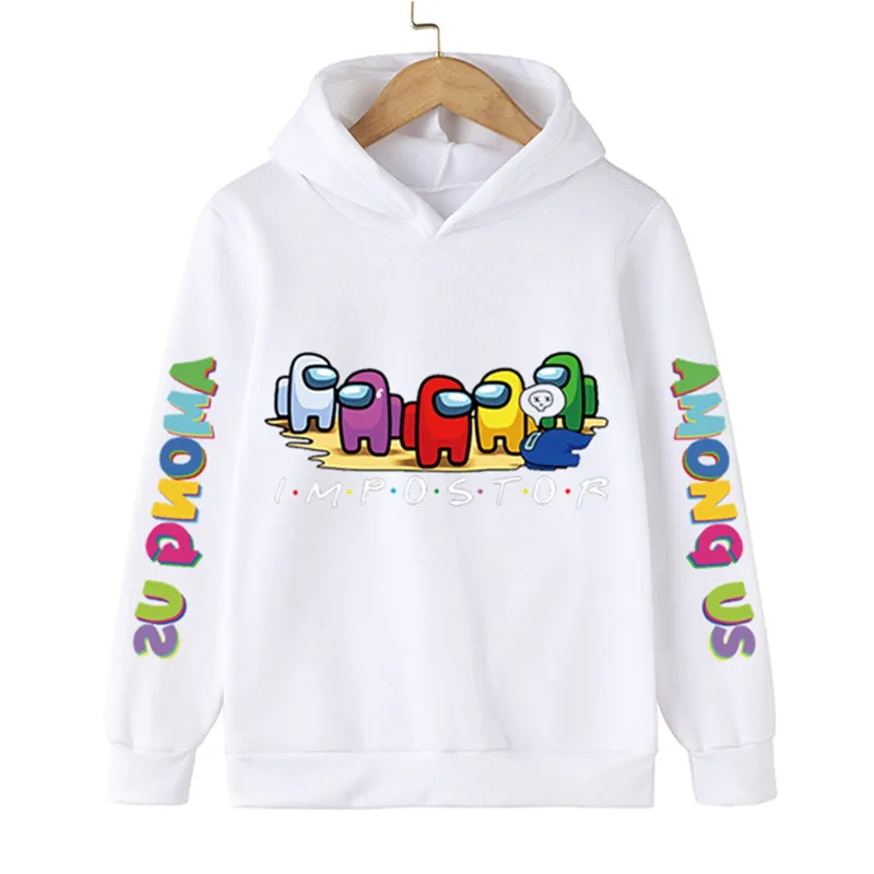 

Детская толстовка с капюшоном и длинным рукавом для мальчиков и девочек