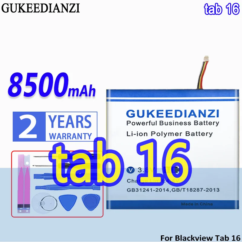 

Bateria tab 16 (Li30132125FH) 8500mAh High Capacity Battery For Blackview Tab16 High Quality Battery