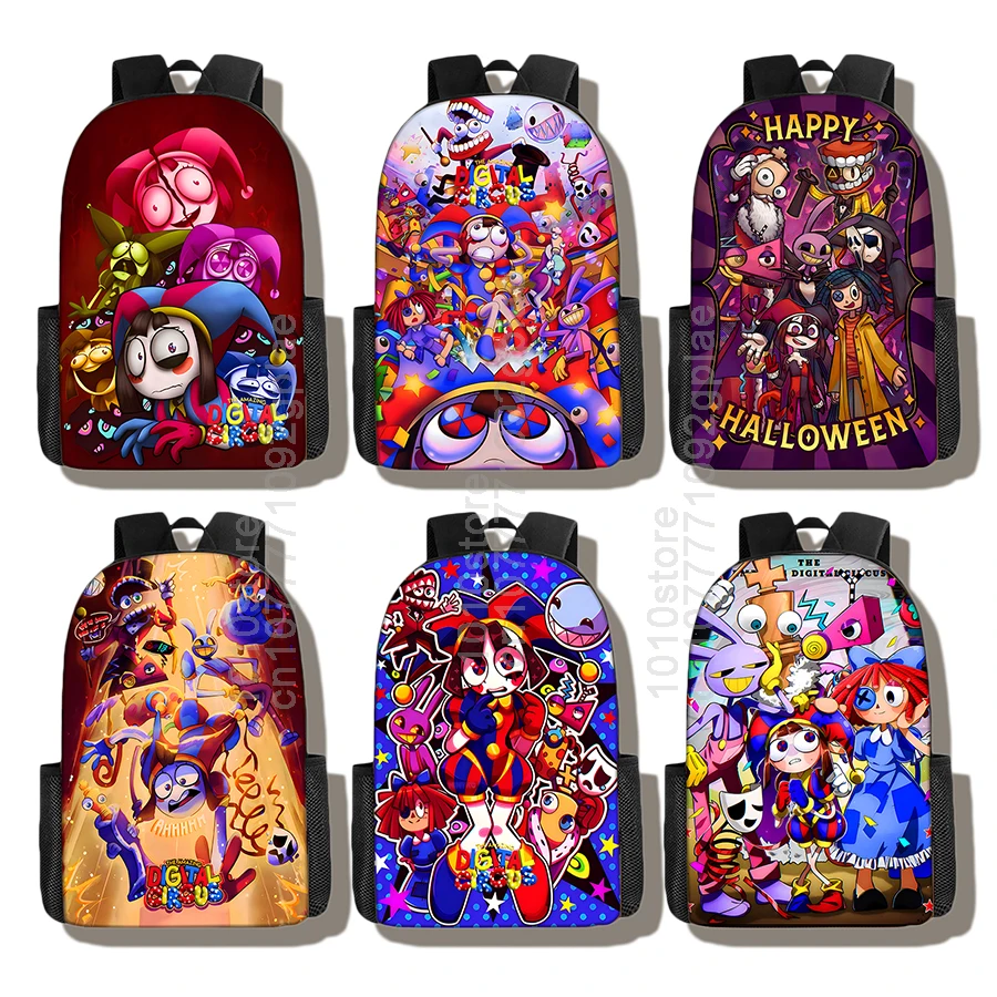 Рюкзак с плакатом THE AMAZING DIGITAL CIRCUS детская школьная сумка посылка дорожный рюкзак