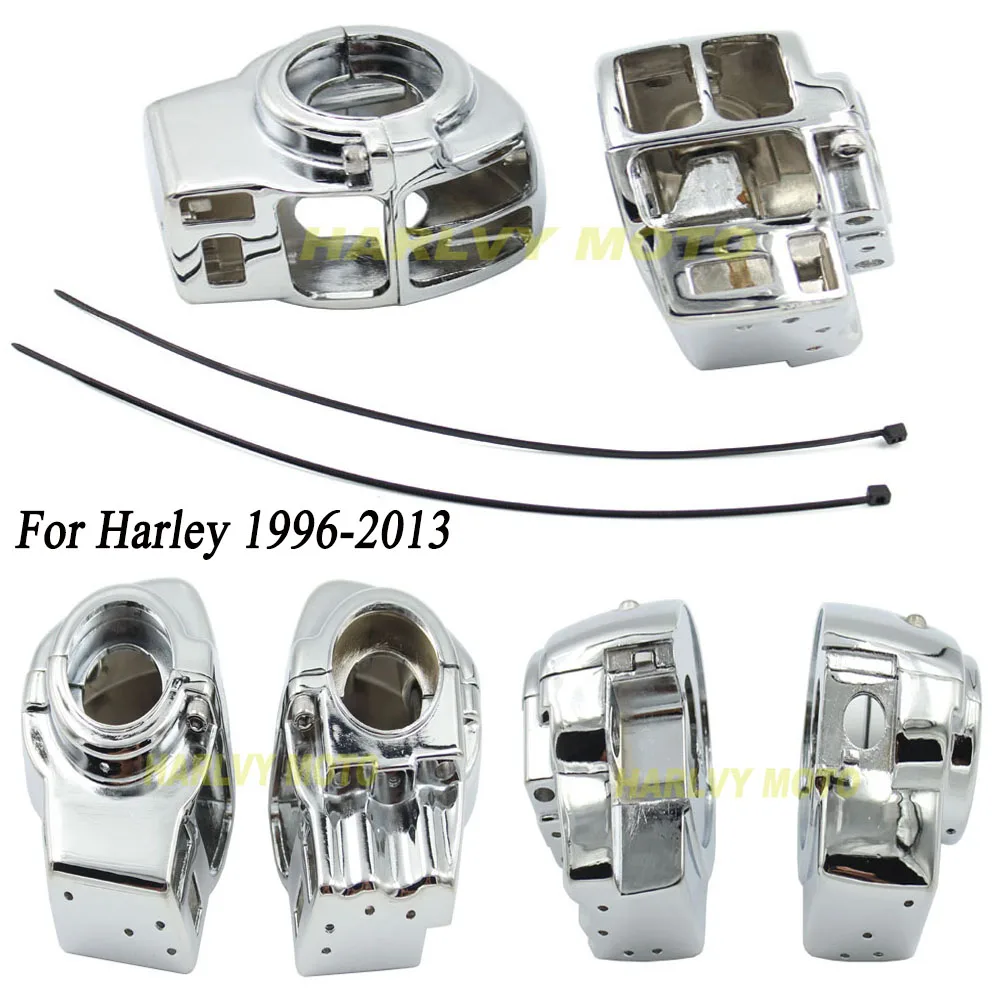 

Chrome Switch Housing Cover Fit For Electra Road Tri Glide 1996-2013