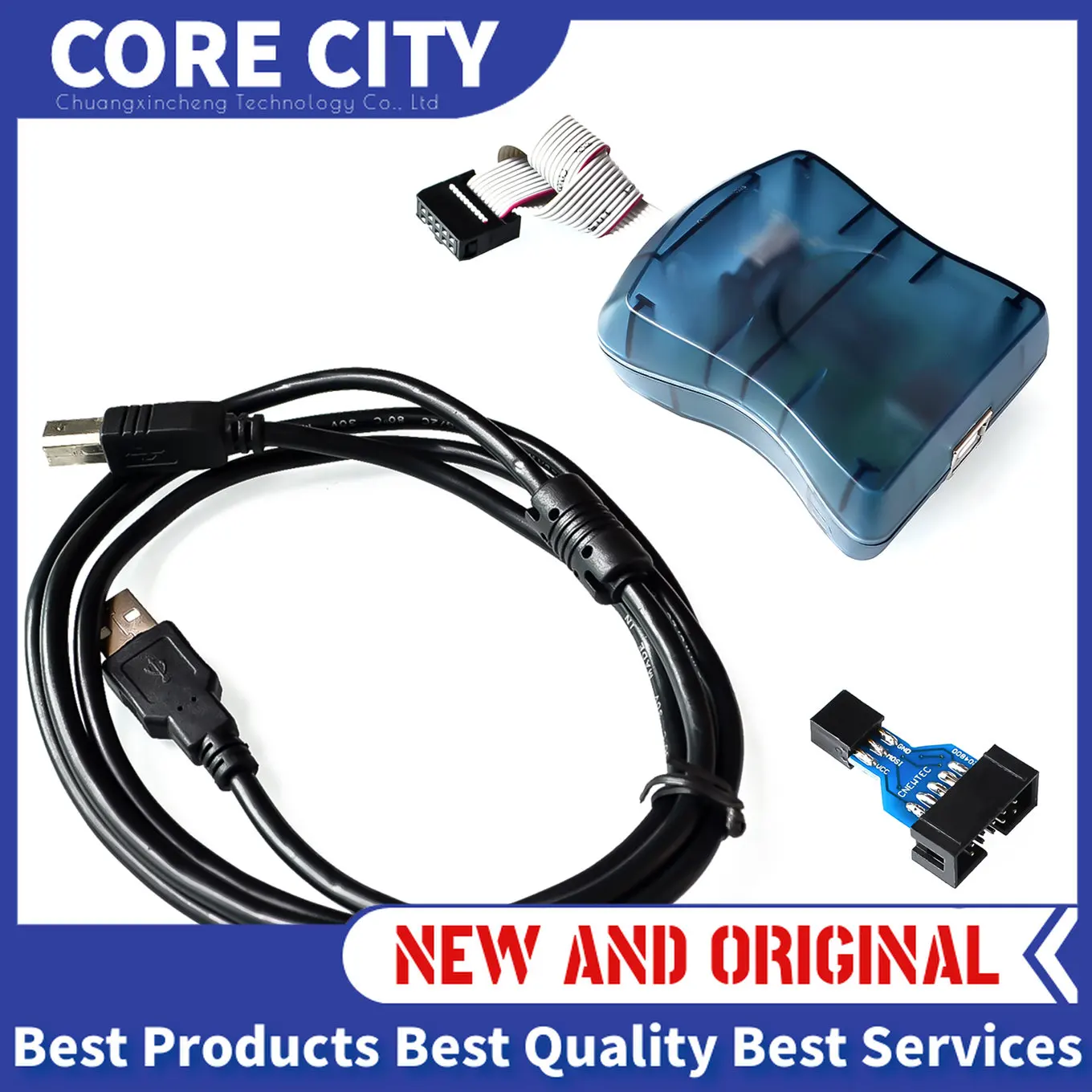 

AVAT AVRISP mkII XP2 AVR ISP mk2 USB AVRISP In-System Programmer Supports AVR Studio STK500