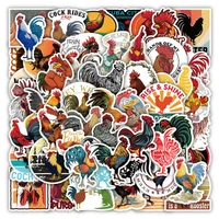 103050pcs cartoon big rooster graffiti stickers for kids toys luggage laptop ipad refrigerator car stickers wholesale