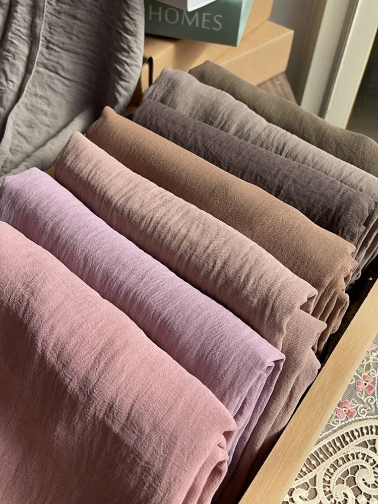 Бархатный Шелковый Шифоновый Шарф-хиджаб Премиум-класса Для Женщин Роскошная