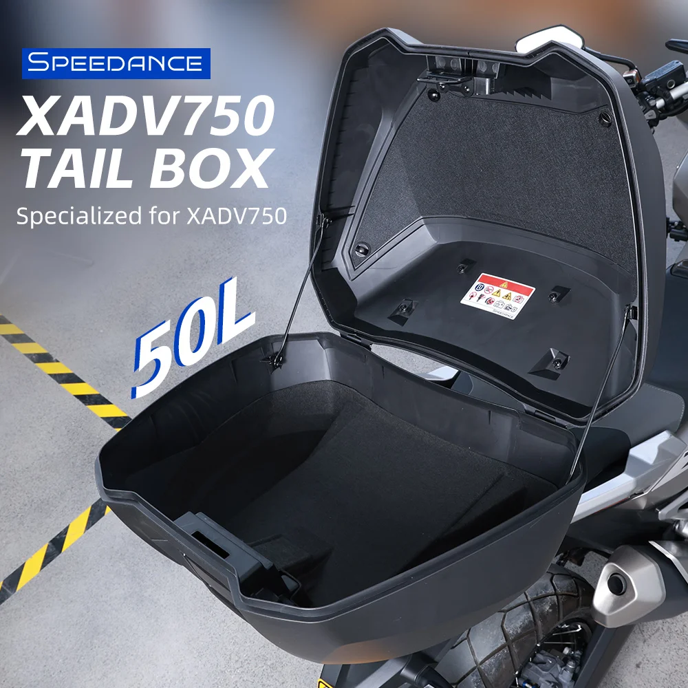 Фото Кофр Speedance XADV750 Custom с быстросъемной системой, без повреждений при установке, подходит для городской езды и длительных путешествий 2022-2026 гг. №1